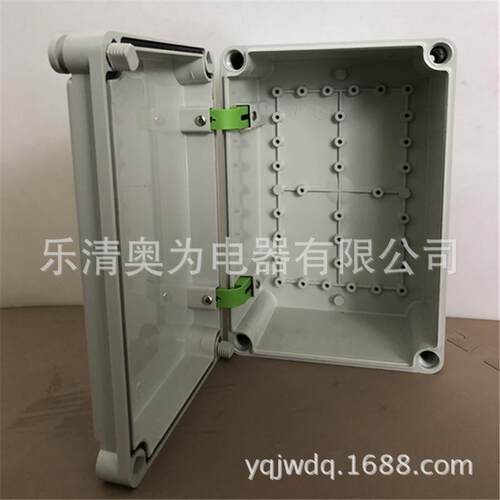 ABS塑料户外防水电气盒全塑绝缘密封箱不锈钢扣合页配电箱IP66