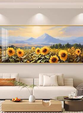 日简葵卧室装向饰画024新款风景画主卧大气现2代约挂画小MAR清新