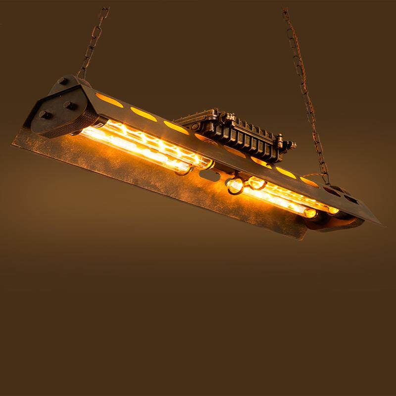 工业风吊灯创意个性loft复古怀旧餐厅办公室美式铁艺吊灯吧台灯具