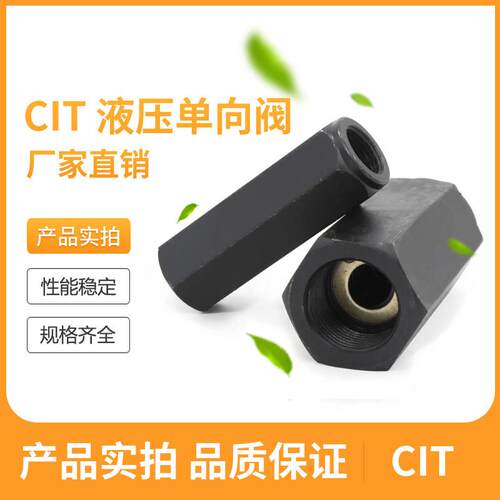 CIT直通止逆阀CIT-02/03/04/06/08 高压液压油压止回阀管式止逆阀