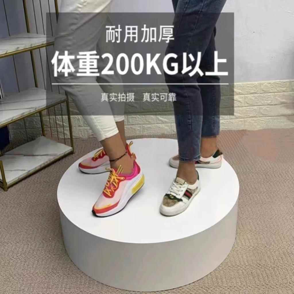 烤漆展台直播台圆形舞台空调底座增高台模特地台展示台婚纱店站台