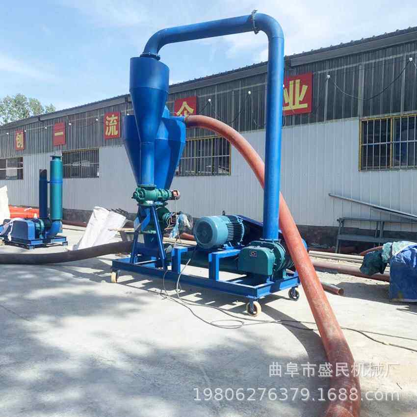 负压粮食卸车装车吸粮机软管抽粮机农场200型气力吸粮机