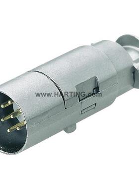 HARTING浩亭09150083013组合型重载Han-Quintax公针圆形8芯+屏蔽