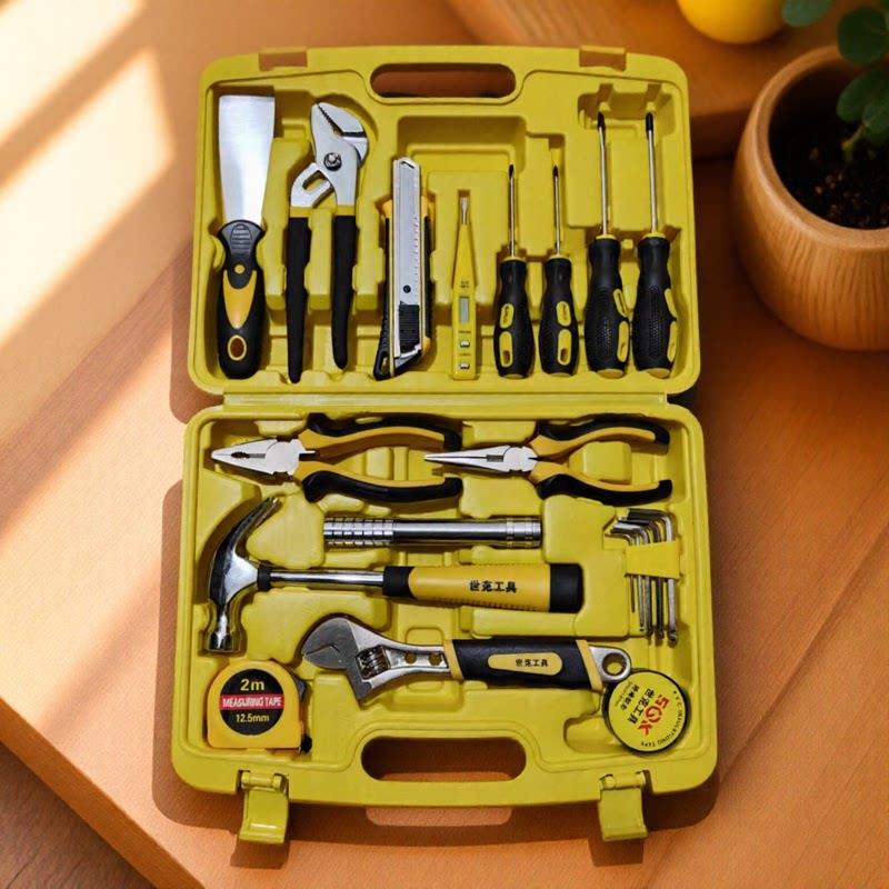 世克家用工具箱套装组合工具多功能五金日常专用维修全套组套工具
