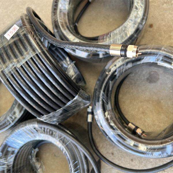 抗晒成品线15米整盘线有线75-5电视线大小信号闭路三四代同轴馈线