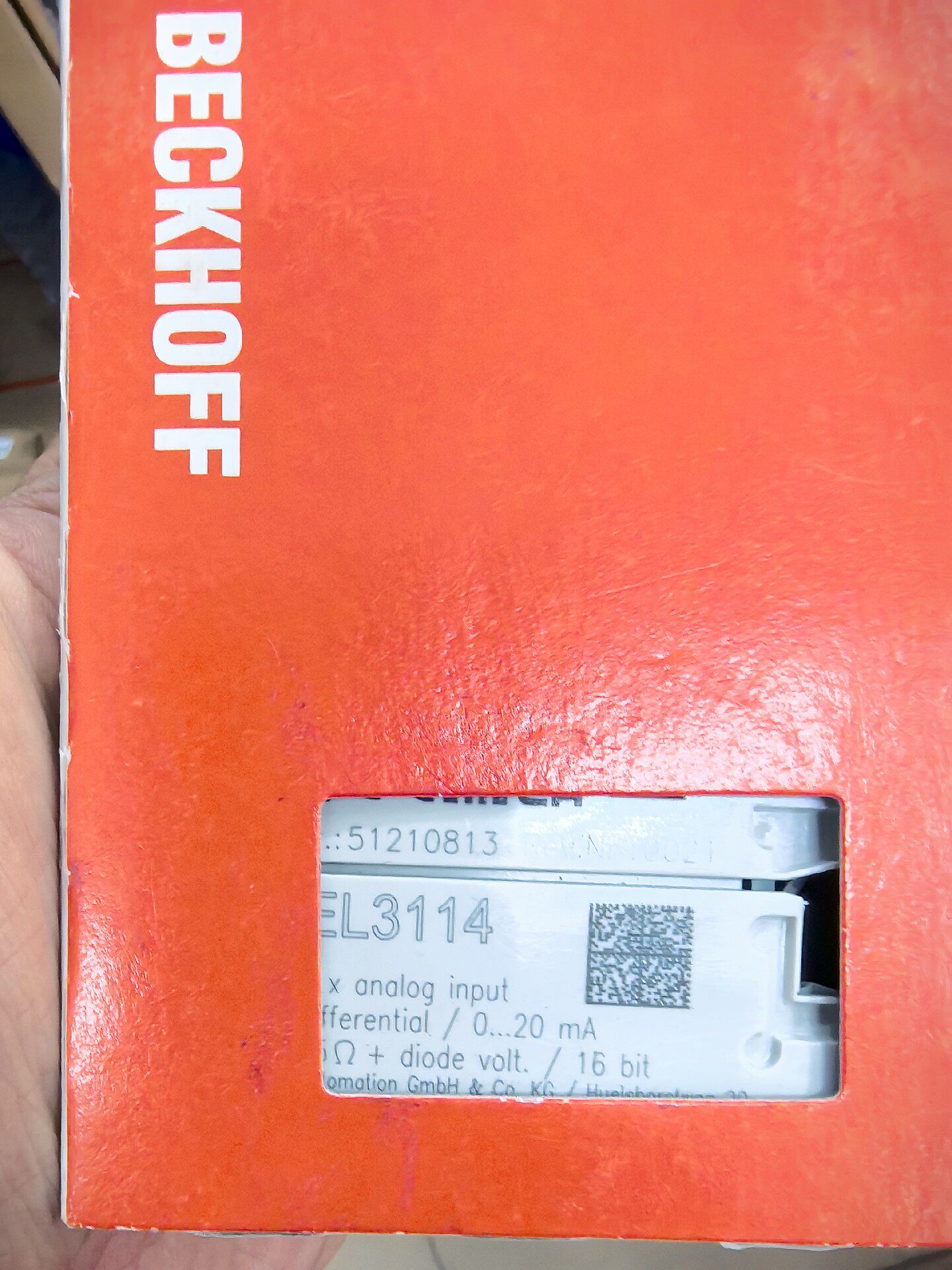 倍福EL3114，全新