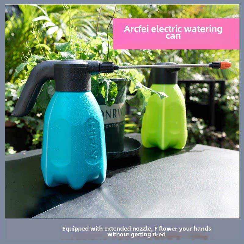 泓霏加长杆电动喷壶2L-PRO洒水壶小型喷雾器园艺浇水壶充电式消毒