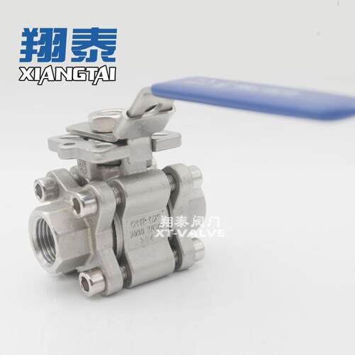 2000WOG高压不锈钢三片式球阀PN130铸造体不锈钢304材质