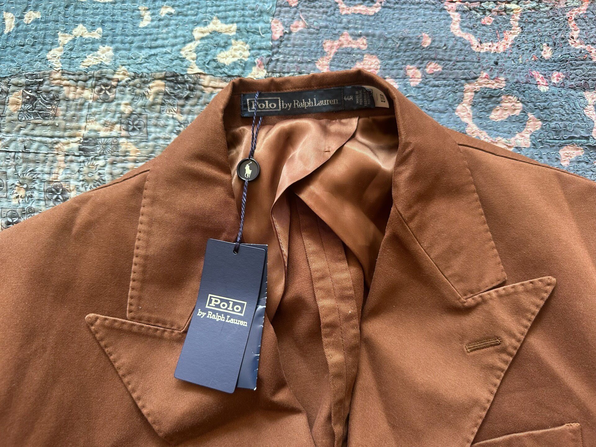 Polo Ralph Lauren Double-Breasted Blazer — label