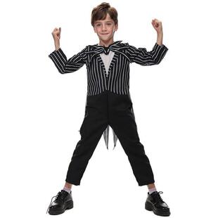 Skellington Scary Cosplay Boys for Kids Costume Jack