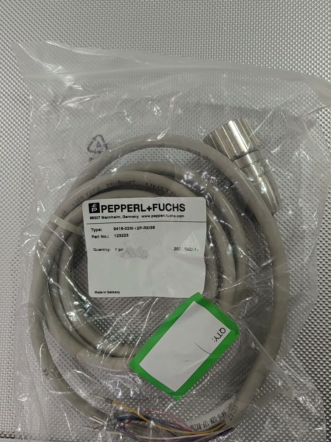 +F编码器连接线 ,型号：9416-02M-12P-RXI5