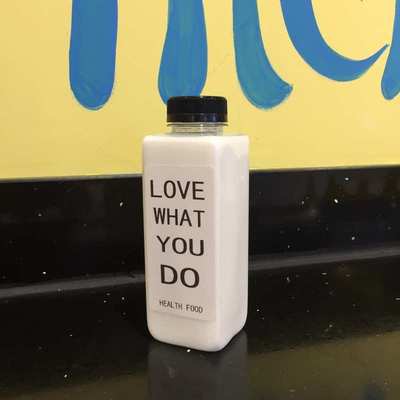 400ml 500ml饮料瓶方形PET果汁瓶一次性塑料瓶子透明奶茶瓶批发