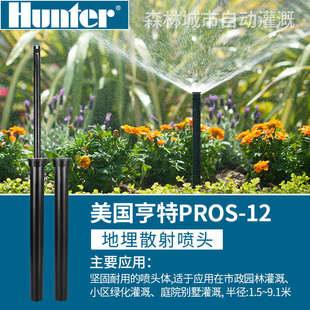 散射喷头PROS 美国亨特 喷头浇地喷淋自动伸缩 10A地埋式