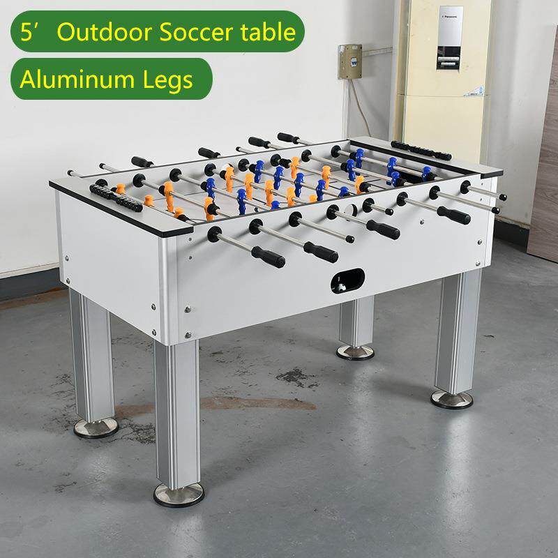 户外足球机1.4米大号成人桌上足球桌经典黑色款soccertable