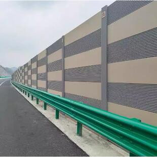 混凝土水泥声屏障木屑隔音屏高速公路降噪隔音板高架厂区吸音
