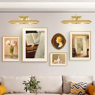 6SHER式 卫前间化妆镜灯工生程壁 镜画灯简约镜灯复古浴美室灯欧式