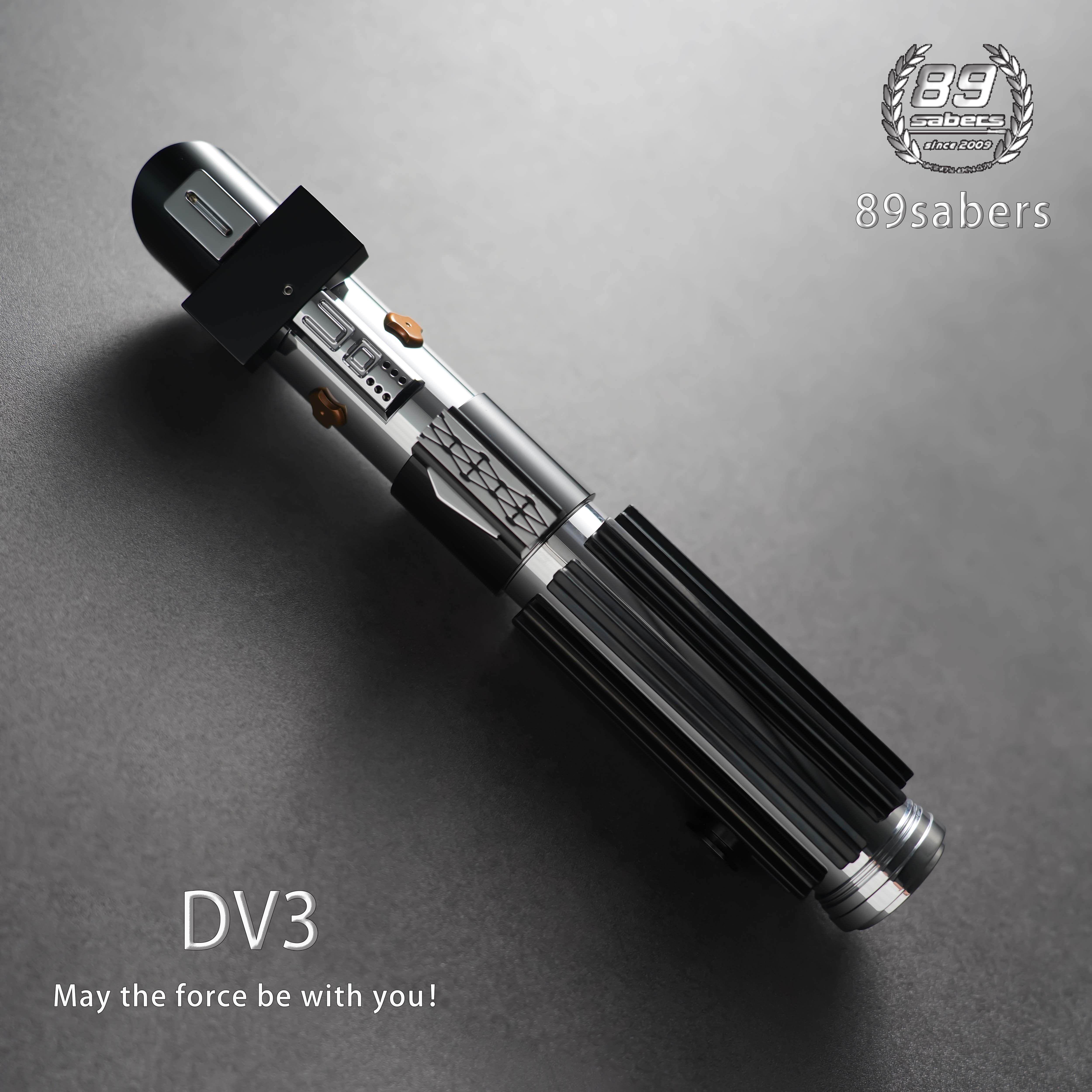 89sabers新款现货 达斯维达DV3 收藏级 高亮像素款光剑 全金属