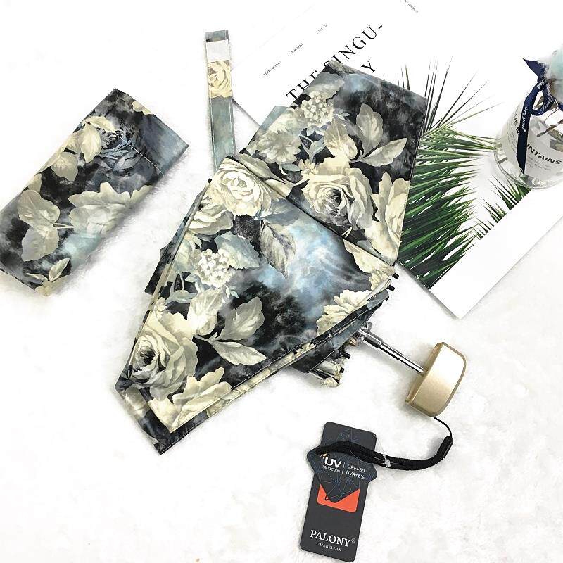 正品APONY十骨创意伞玫瑰自动晴雨女折叠两L用雨伞加大加固防风双