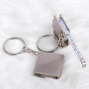 Measure Stainless Steel Tape 金属卷尺钥匙扣便携实用 Keychain