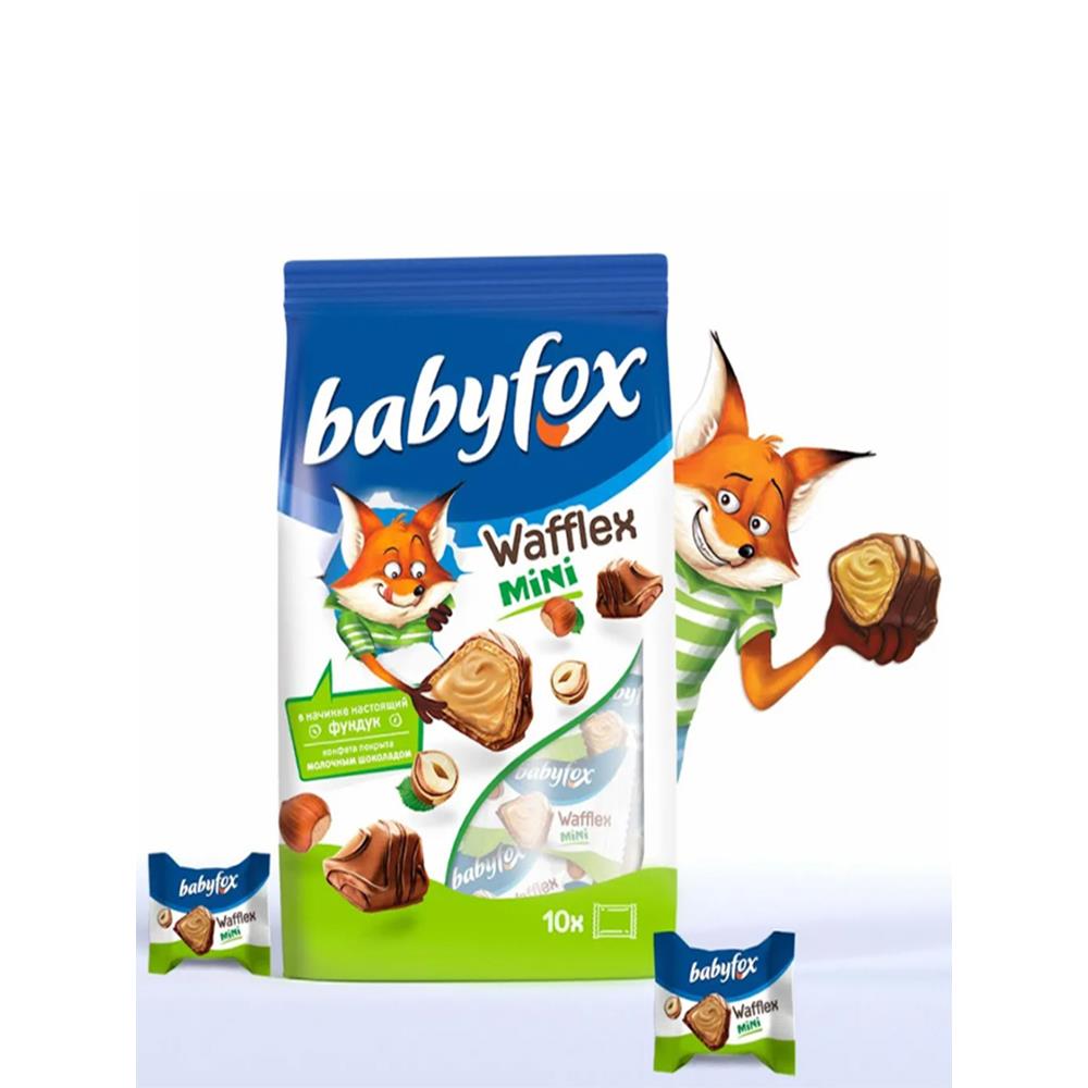 俄罗斯巧克力糖果进口KDV牌榛子酱威化夹心糖袋装可可脂零食喜糖