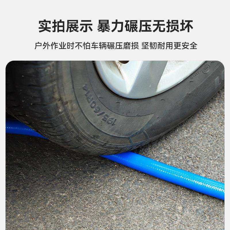 厂家高压网纹管耐磨防冻洗车浇水自来水塑料花园管pvc蛇皮管1.2寸