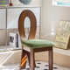 法式 复古人鱼椅子轻奢北欧实木侘寂风餐椅客厅靠背简约中古化妆椅