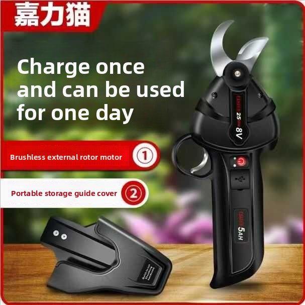 采购产品无线电动剪枝机，可充电手持式果树锂电池剪枝机，葡萄猕