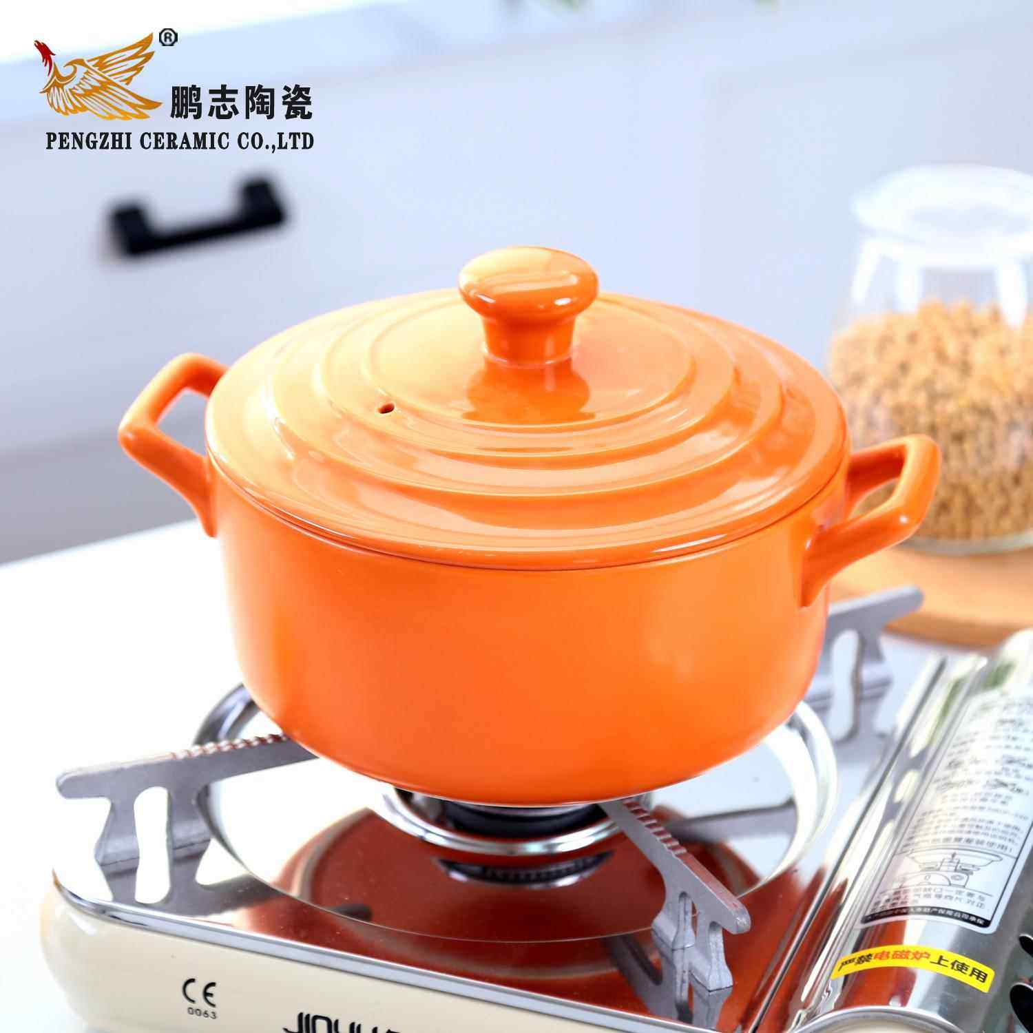 耐高温陶瓷砂锅炖锅煲汤家用沙锅煲韩式彩色礼品锅养生陶瓷砂锅