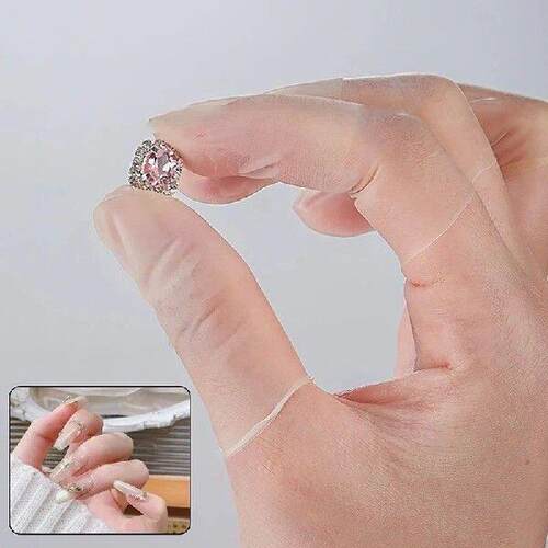 100PCS Disposable Latex Finger Cover Nail Art Finger