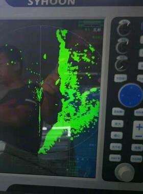 国产森禾S1000船用导航雷达12.1英寸彩色液晶雷达4KW内河雷达CCS