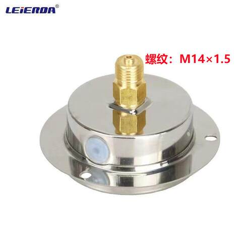厂家销雷尔达面板轴向带前边耐震压力表嵌装式YN60ZT 1.6 2.5MPA