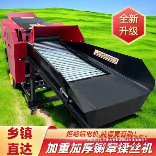 新型铡草揉丝机干湿两用全自动双口家用电玉米秸秆碎草机牛羊养殖