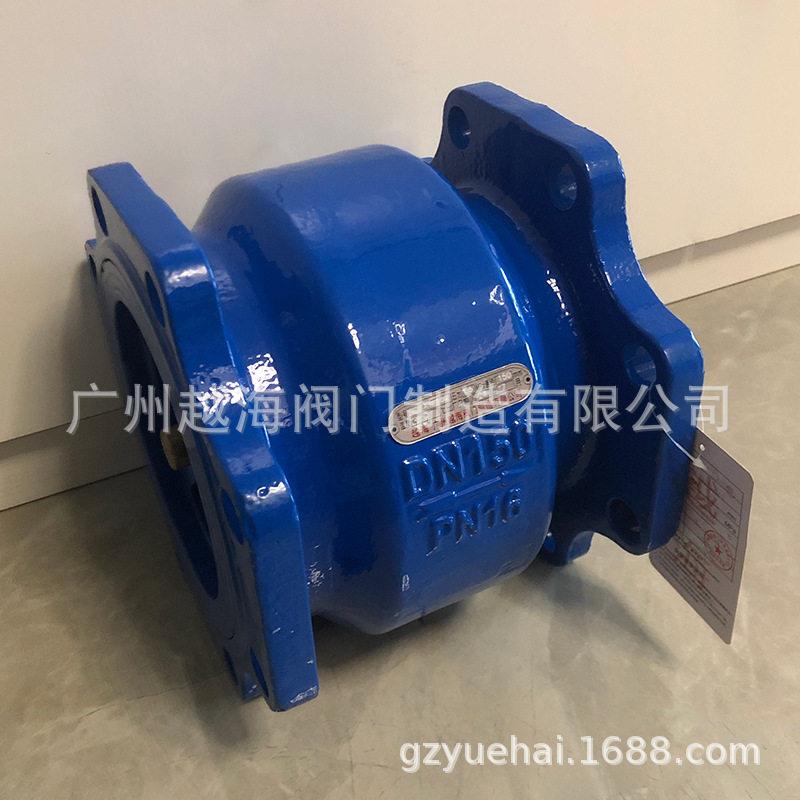 法兰消声止回阀广州阀门上海双桥阀门H41XT-16Q/10/25向阀