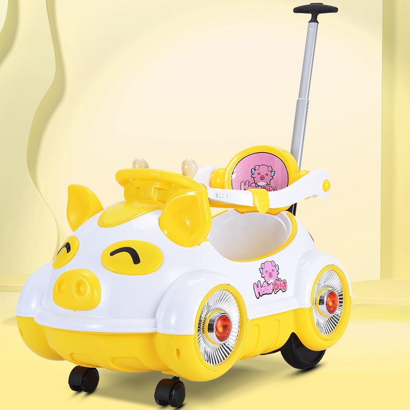 高档婴儿童可电动四轮汽车摆瓦力车男女宝遥控摇车坐人双驱动早宝