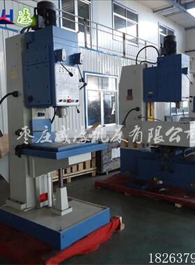 山东作濠Z51Z515050立钻床十字工作威台自动走刀金属模钻孔攻具操