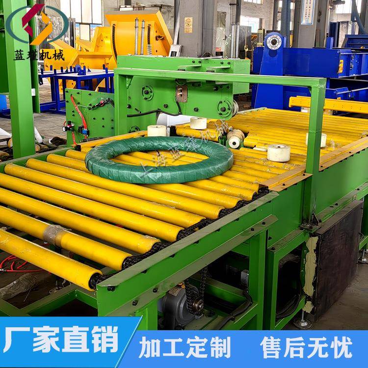 胶管缠绕机降低了生产成本上下端包装层数可以输入数据设定