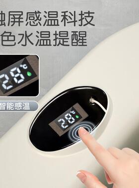 宝宝小浴盆澡婴儿28835孩家用洗澡感桶加厚折叠温儿童洗盆大号浴