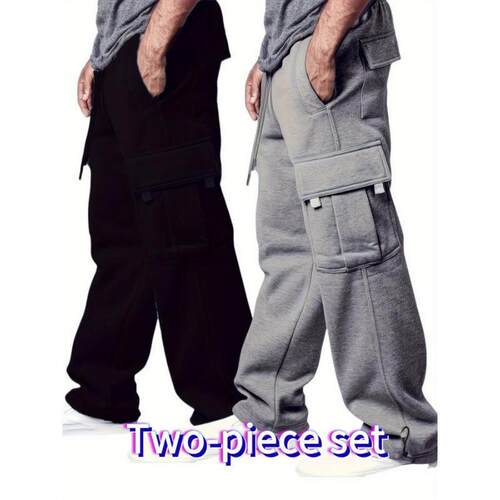 B 90615 Men's Loose Fit Cargo Pants 士工装裤