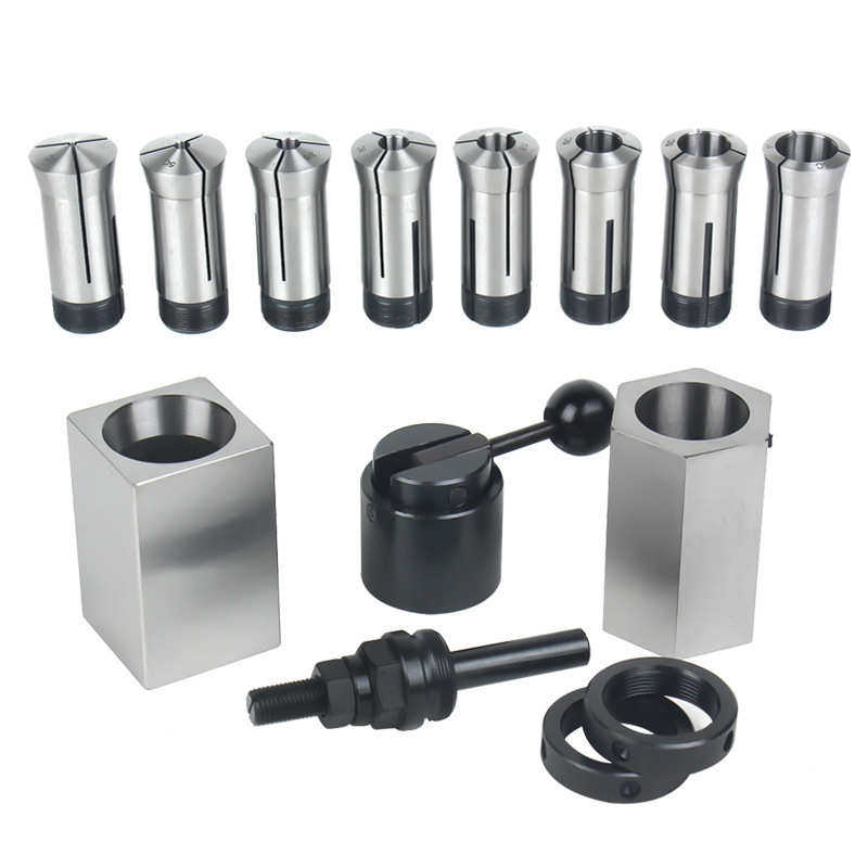 5C四方六方套+5C弹簧筒夹磨刀机夹头8PCS套装组合 U3夹头新品