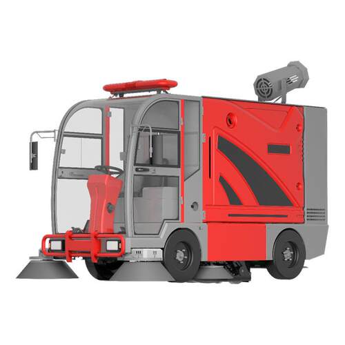 道路地面树叶石子灰尘纸屑颗粒清扫设备KS20四轮驾驶式扫地机