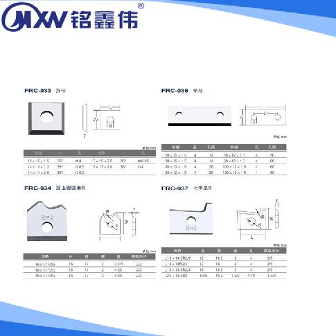 FRC-07木工形材刀七字木线刀木框条刀片