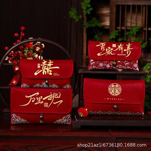 万元红包新娘订婚敬茶改口费随份子见面礼万里挑一布艺喜字利是封
