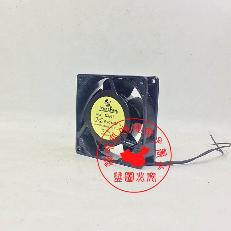 N3951 N3951M N3951MVL 220V 11/10W 9CM 9225育良IKURA 铁叶风扇
