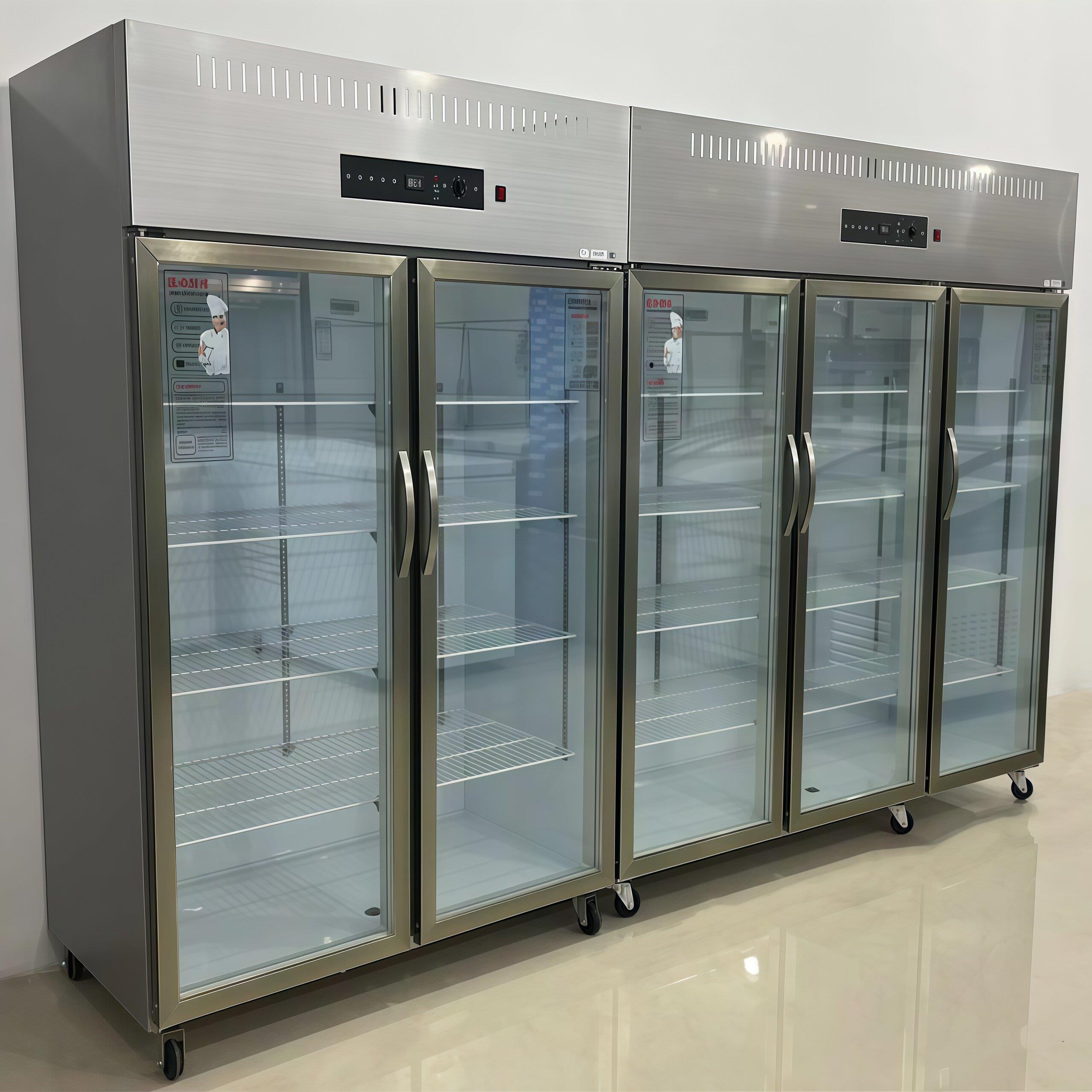 冷藏展示柜保鲜柜立式双门三门商用冷藏柜火锅店串串店果蔬店