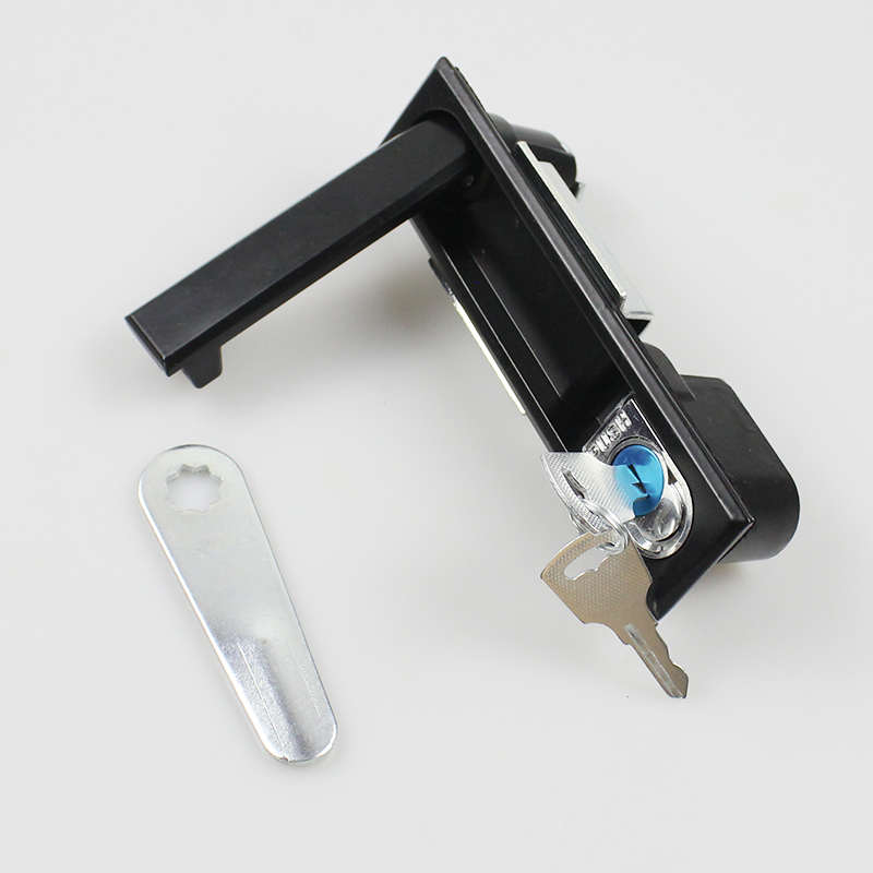 平面锁配电箱门锁电表箱开关柜锁机械弹跳式把手特殊锁控制柜锁