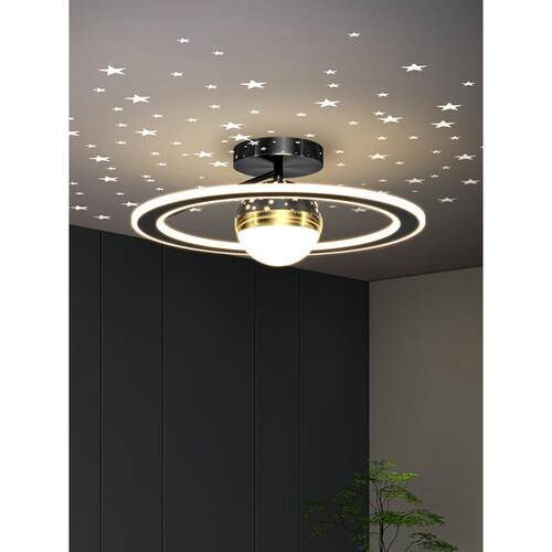 轻奢卧室灯温馨浪漫创意星空顶主卧房间吸顶灯现代简约led灯具