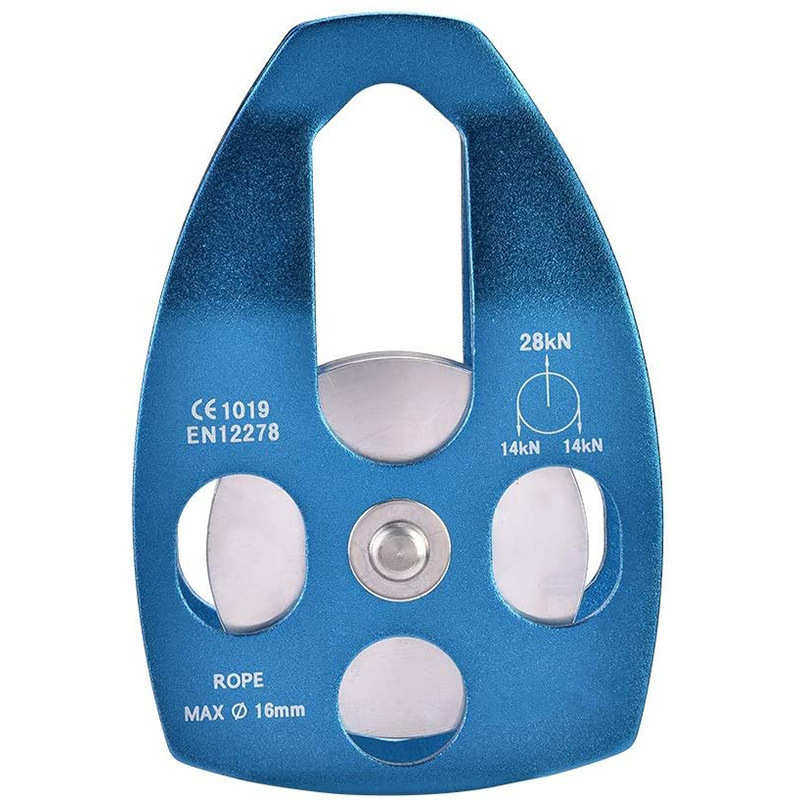 35KN移动侧板式加厚大滑轮户外攀岩高空带滚珠单滑轮,户外/登山/野营/旅行用品,冰爪,淘宝优惠券,粉丝福利购,淘宝优惠卷