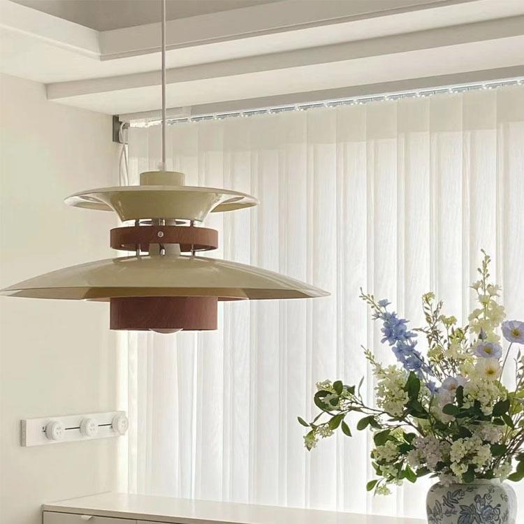 日式ph5吊灯现代简约北欧设计师吧台饭厅灯侘寂原木风民宿餐厅灯