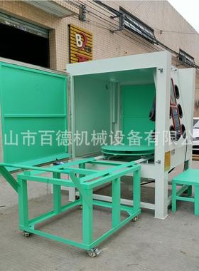 模具除锈表面新喷砂1 喷砂工具手动推翻车122机NUB转盘式喷砂机供