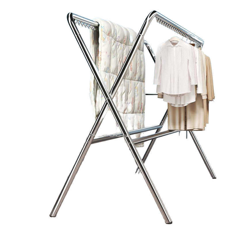 晾衣架落地折叠室内家用阳台室外凉衣杆卧室伸缩镀锌管晒被子,商业/办公家具,衣架,淘宝优惠券,粉丝福利购,淘宝优惠卷